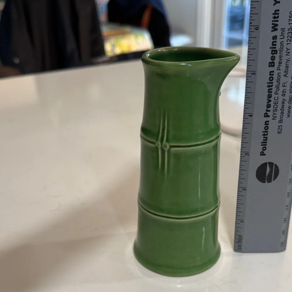 Williams Sonoma Green Ceramic Sake Decanter